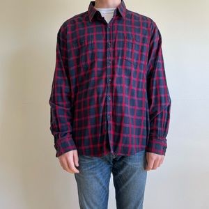 Kenneth Cole Reaction XXL Red/Blue button down